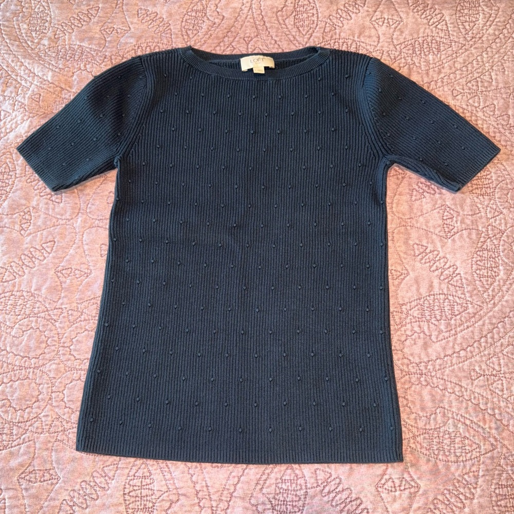 LOFT Dark Blue Sweater Top